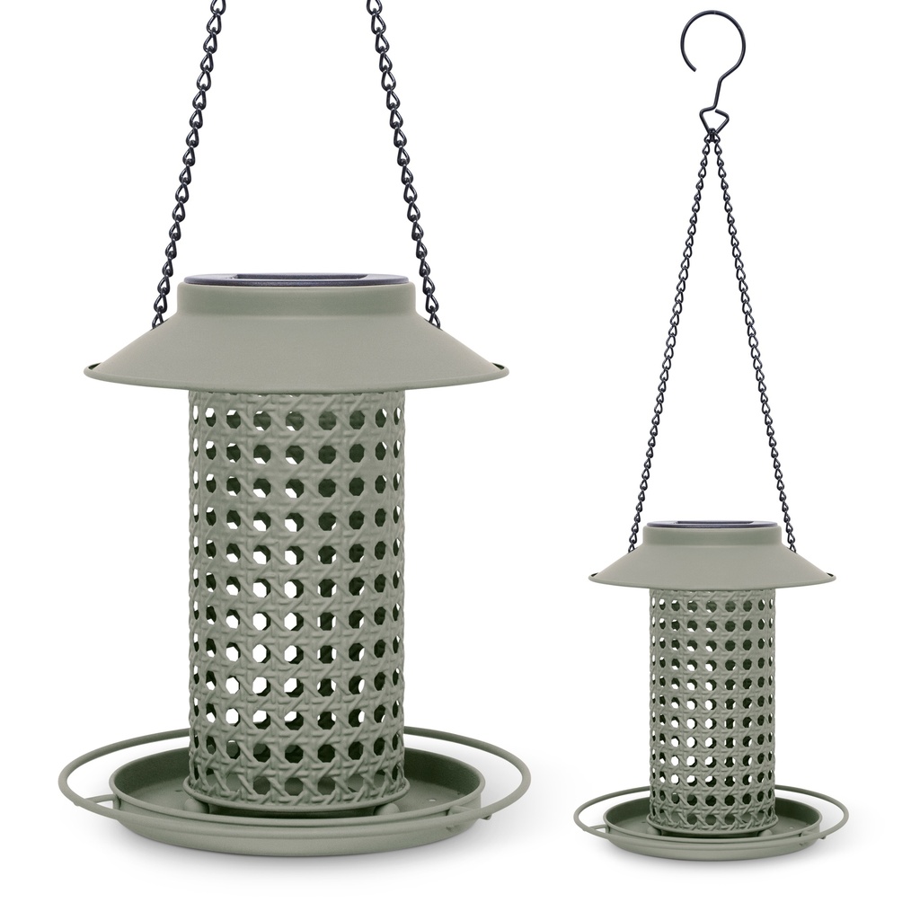 WEB-SOLAR BIRDFEEDER GROOVE Ø19h21cm