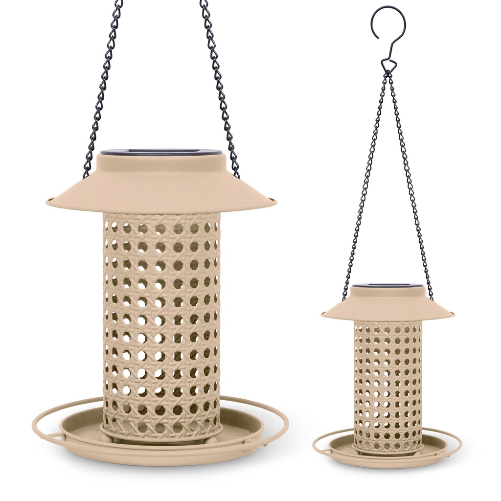 WEB-SOLAR BIRDFEEDER GROOVE Ø19h21cm
