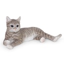 WEB-POLY LYING CATS 38X23H17CM