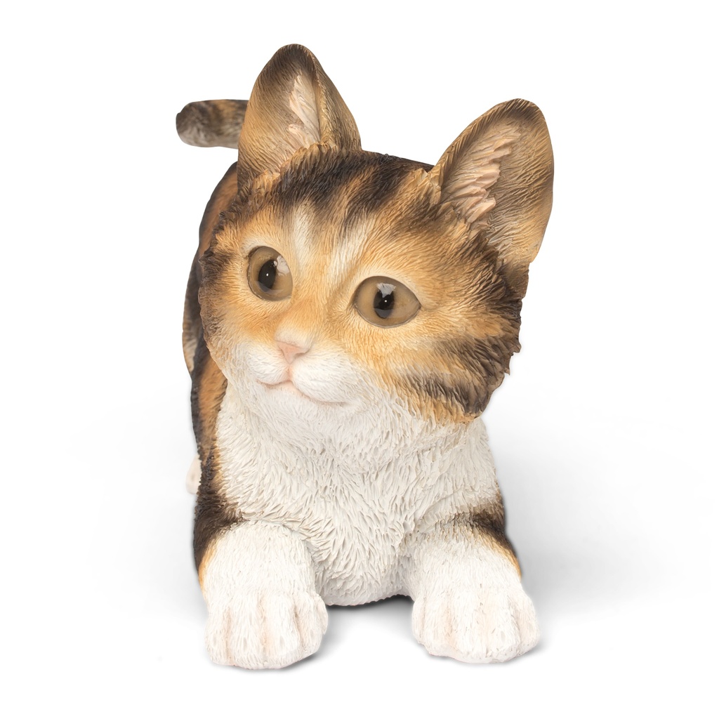 WEB-POLY PLAYING KITTENS 20X8H15CM