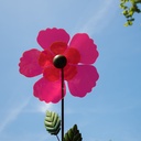 WEB-METAL STAKE FLOWER WINDMILL Ø30H104CM