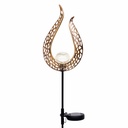 WEB-SOLAR GOLD FLAME ON STAKE