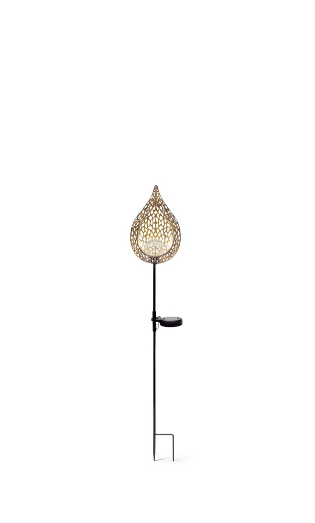 WEB-SOLAR GOLD FLAME ON STAKE