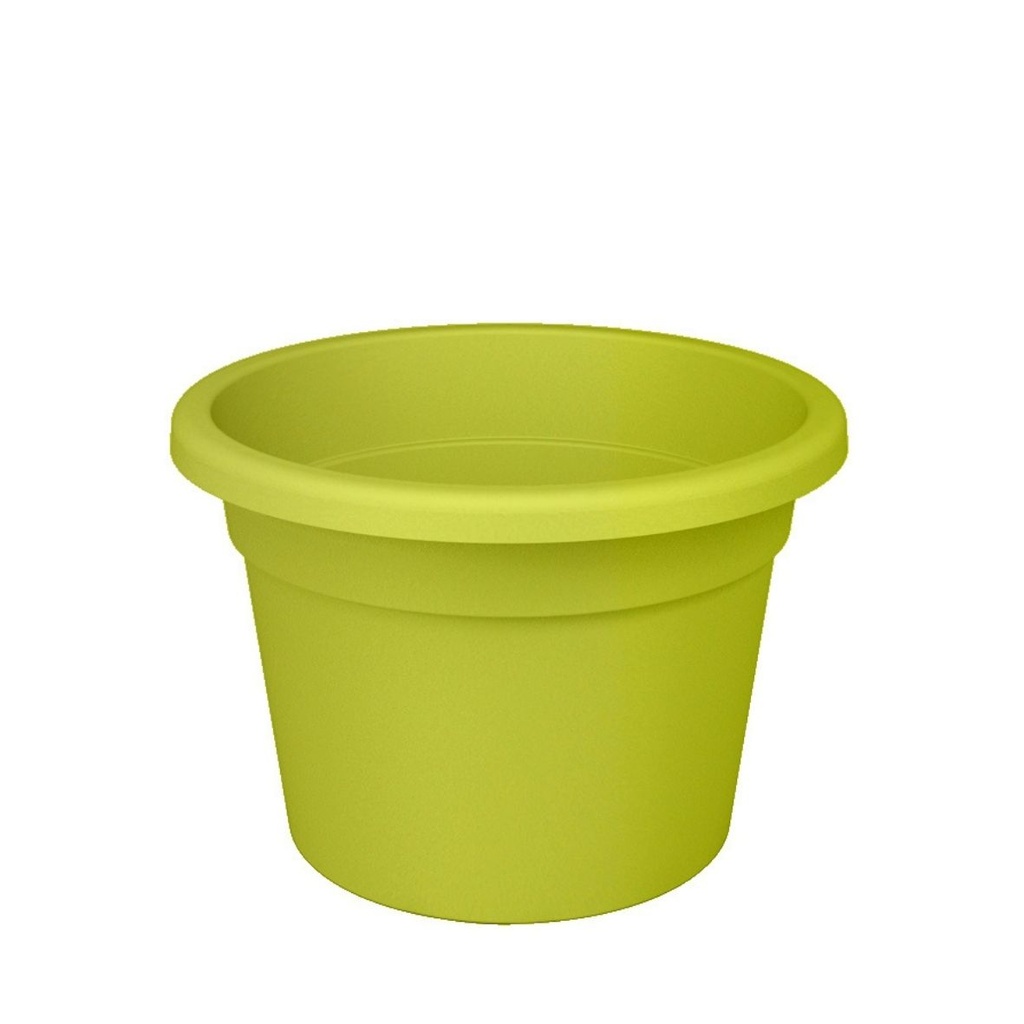 [01042006] Pot Cilindro – lignes sobres et tailles généreuses (9 tailles: de Ø20xH14cm à Ø80xH51,7cm) (Citron Vert, Ø20h14cm)