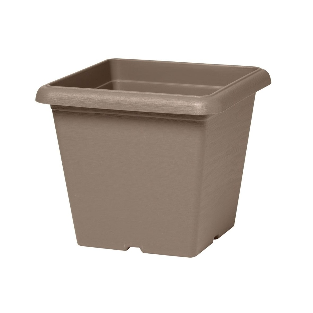 Pot carré Teramo – effet pierre naturel (4 tailles: de 25x25 à 35x35cm)