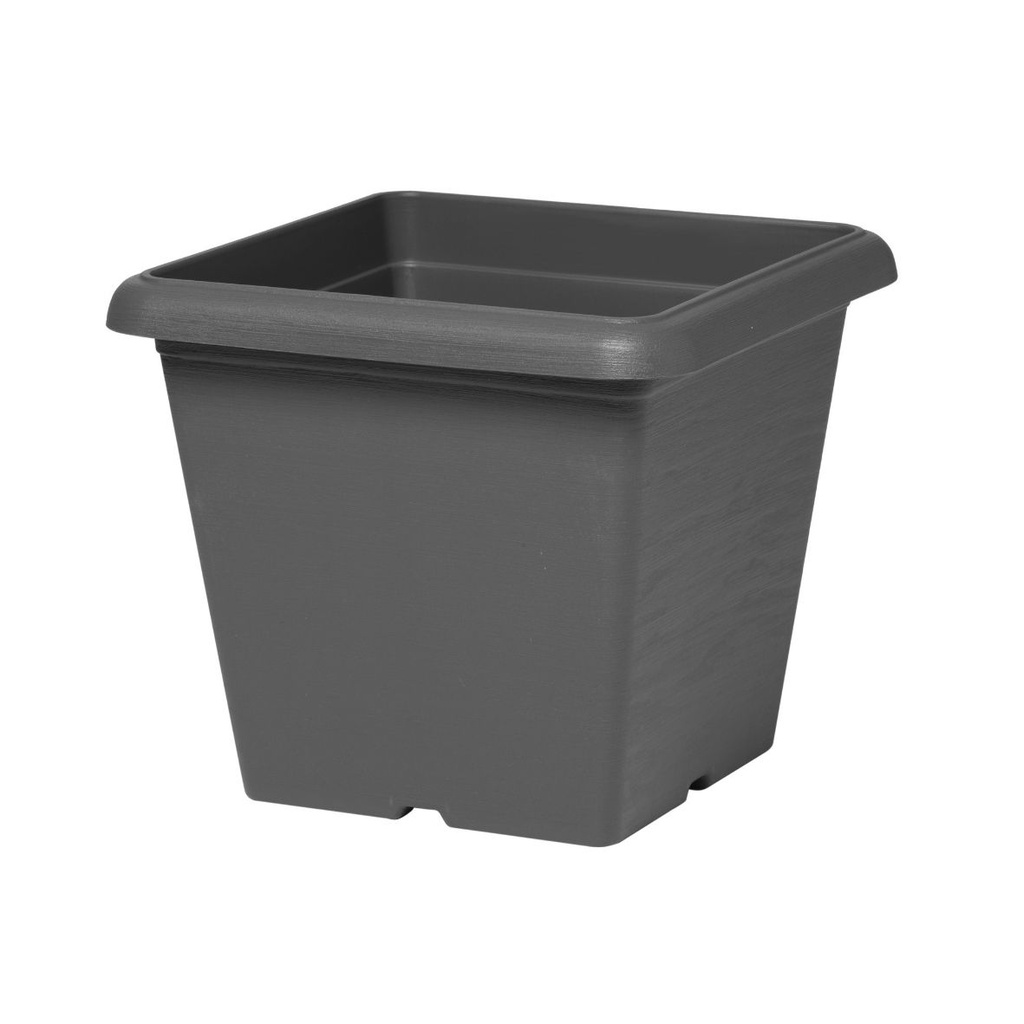 Pot carré Teramo – effet pierre naturel (4 tailles: de 25x25 à 35x35cm)