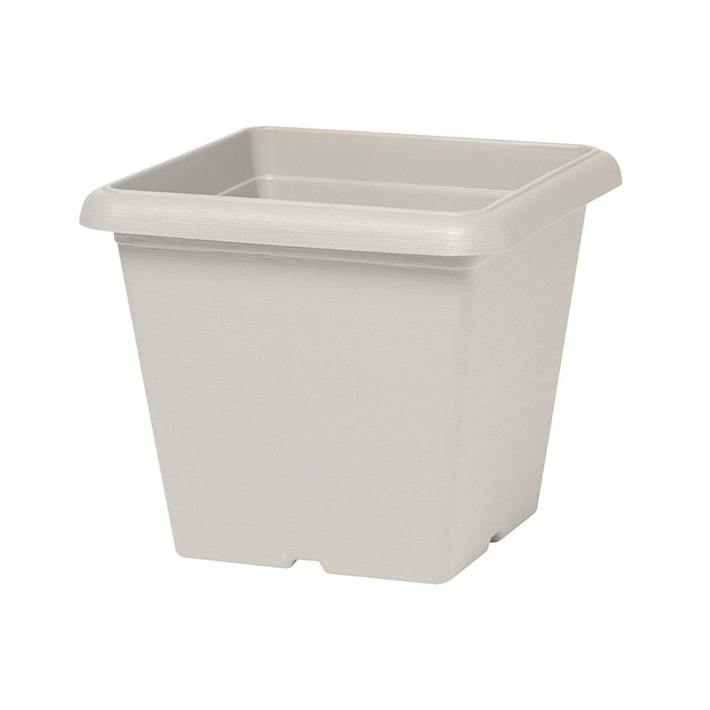 Quadratischer Teramo Topf – natürlicher Steineffekt (4 Größen: von 25x25 bis 35x35cm)