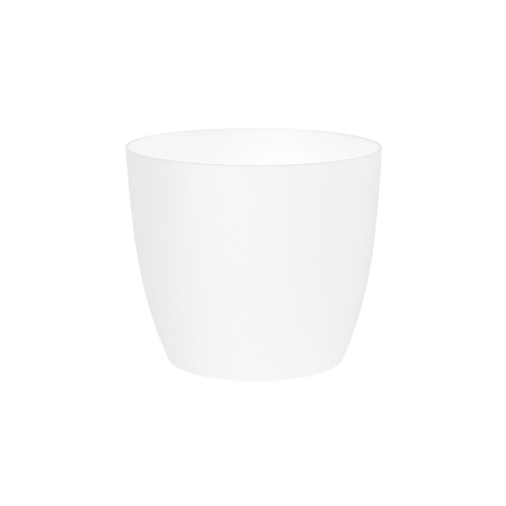 [01604501] Charme sierpot – sober en verfijnd design (8 maten: van Ø6xH5,5cm tot Ø25xH22,5cm) (Ø11h10h10cm, Wit)