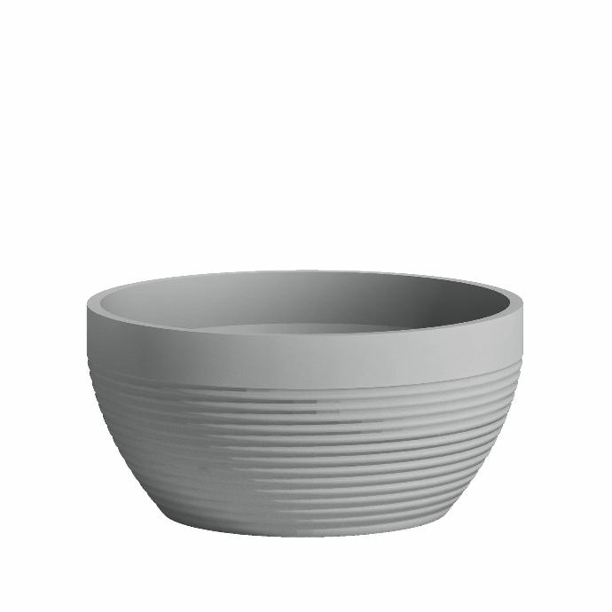 Gerecyclede Green Care IMPACT schalen – laag en modern (2 maten: Ø25xH12cm en Ø35xH16cm)