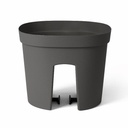 Fence Smile Geländertopf – stabil und praktisch (2 Größen: 30x30xH24cm und 50x26xH24cm)