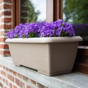 Teramo window boxes with integrated water reservoir (3 sizes: L40-50-60cm)
