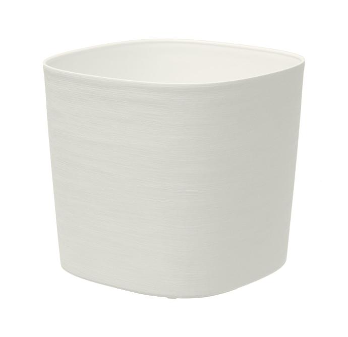 [08310001] Gerecyclede Green Care RESPECT pot – met ingebouwd waterreservoir (4 maten: van 20x20xH17cm tot 40x40xH30cm) (Wit, 20x20h17cm)