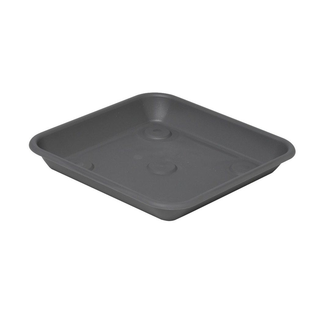 Soucoupe carrée pour pots (4 tailles: de 23x23cm à 35x35cm)