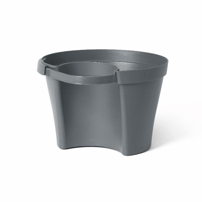 Pot gouttière Happy – avec réserve d’eau intégrée (Ø22xH16cm)