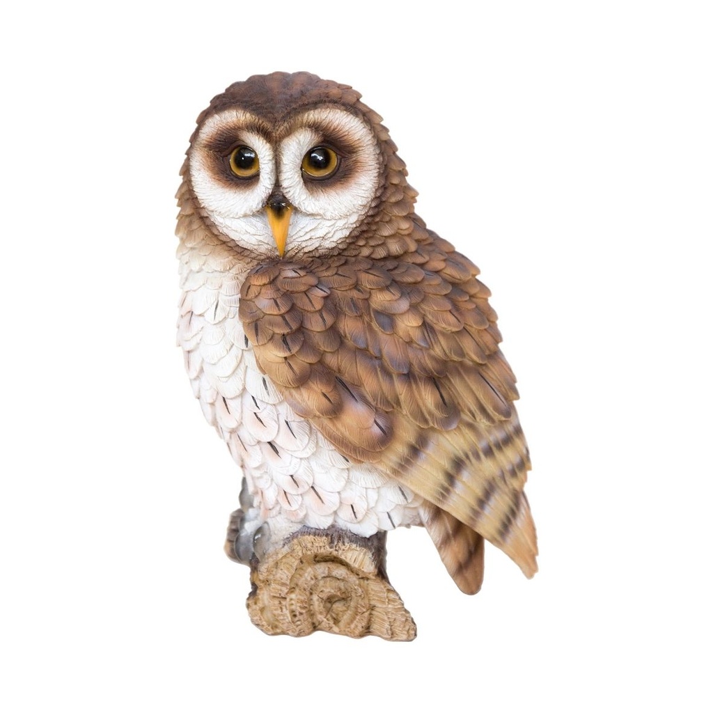 [11152982] Decoratieve uilen in polyresin (2 maten: 15x14xH22cm en 45x33xH60cm) (15x14h22cm)