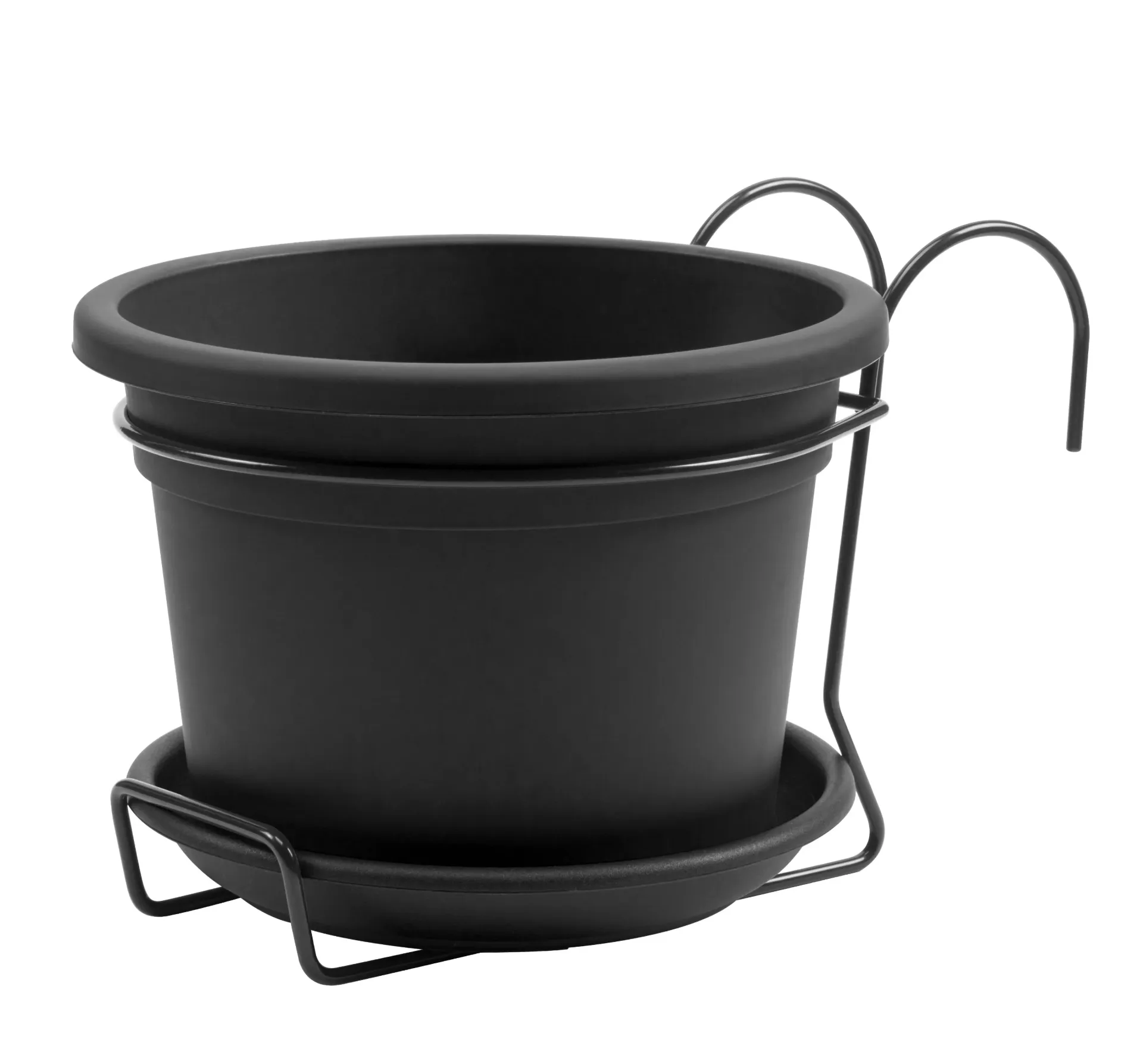 Cilindro balkonpot kit Ø20 cm met steun (Ø20xH14cm)