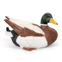 Decorative Mallard Duck in Polyresin (19x14xH23cm) Lifelike Garden Statue