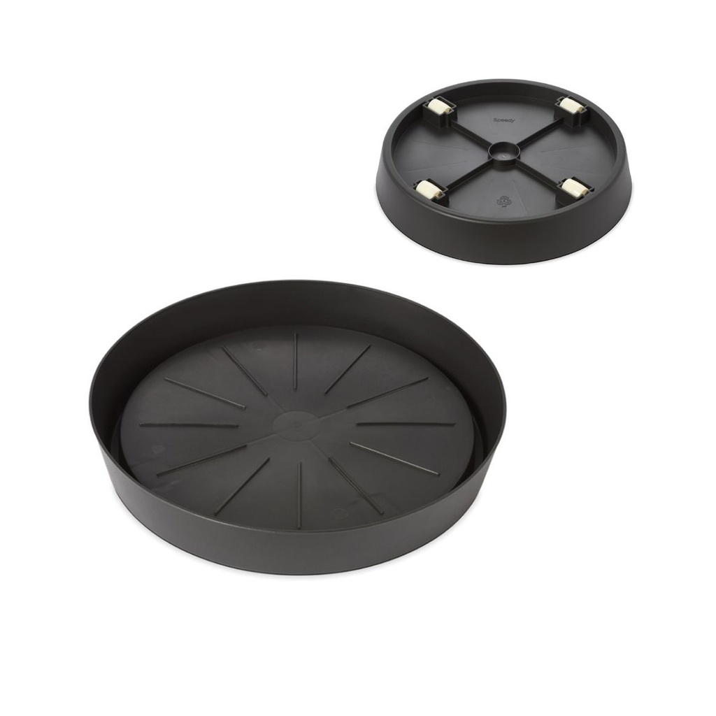 Speedy Roll runder Untersetzer mit Rollen (3 Größen: von Ø30cm-Ø35cm-Ø40cm)