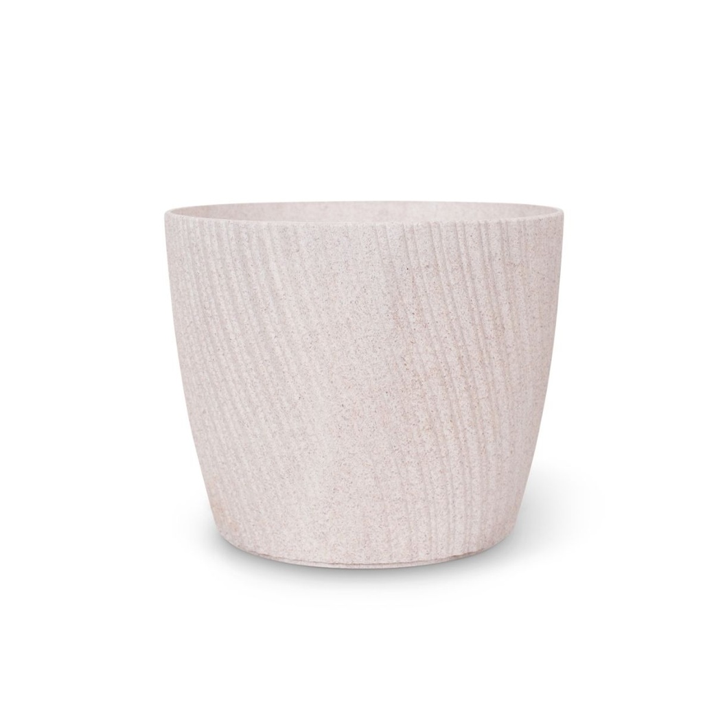 Twist Wood sierpot (5 maten: van Ø13xH11cm tot Ø23xH19cm)
