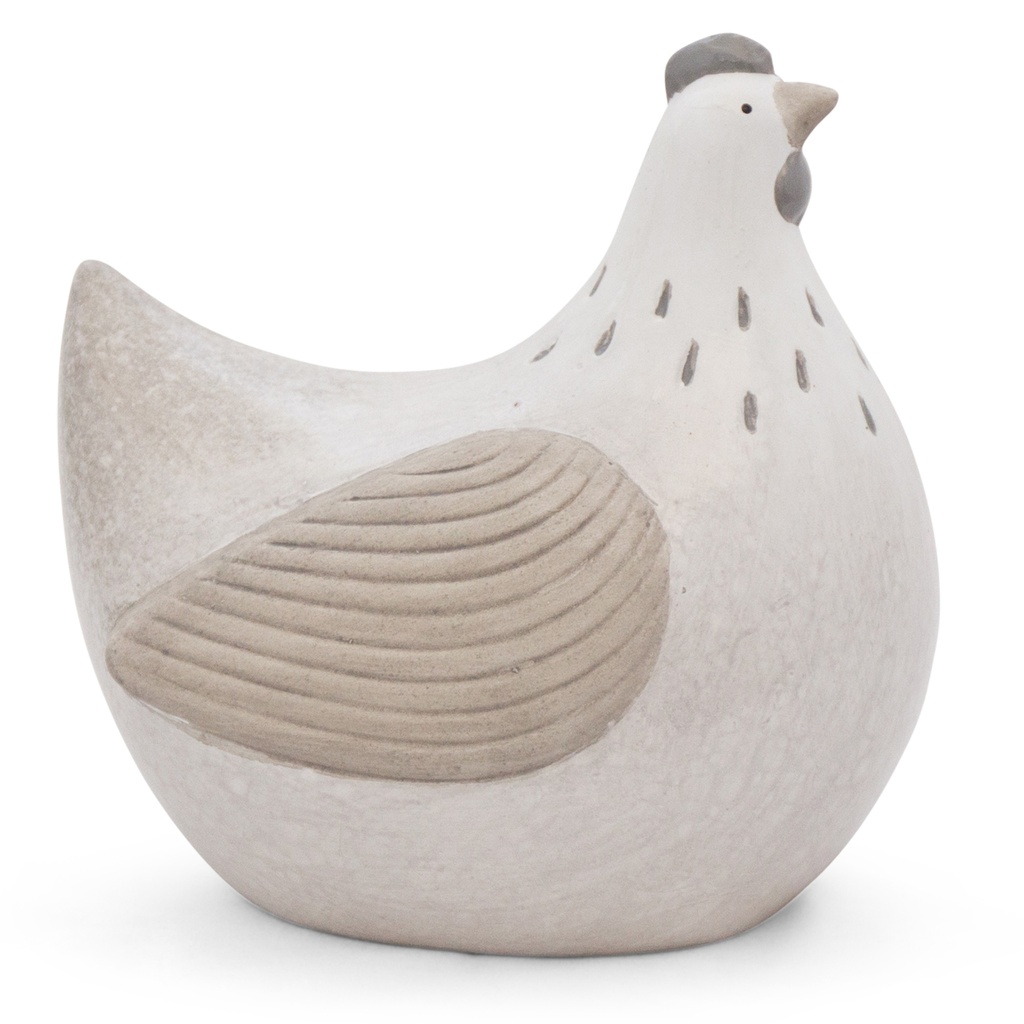 Decoratieve hennen in pastel keramiek – 6 kleuren (17x12xH17cm)