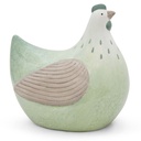 Poules décoratives en céramique pastel – 6 coloris (17x12xH17cm)