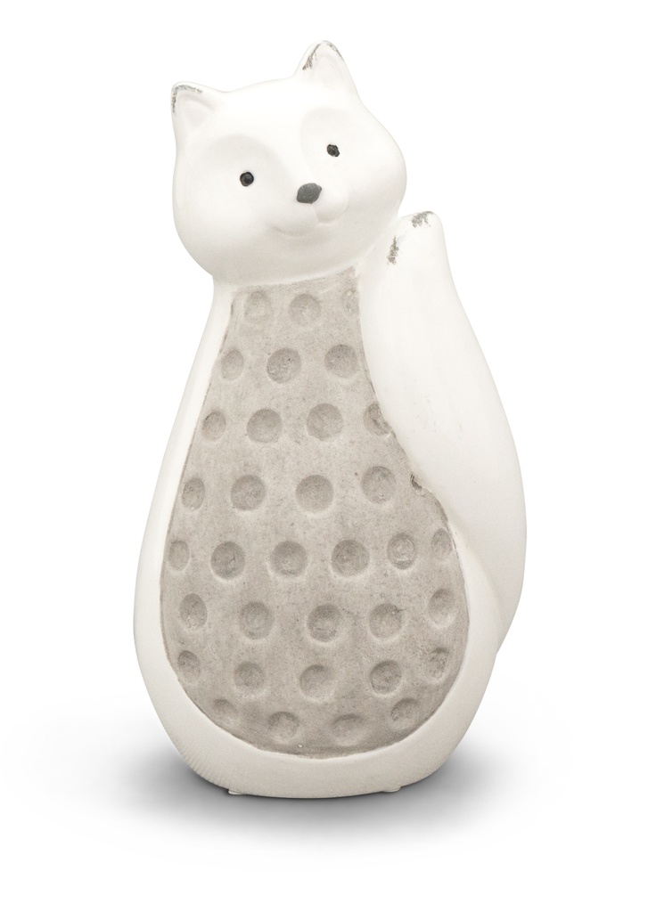 WEB-CERAMIC FOX WHITE ON GREY