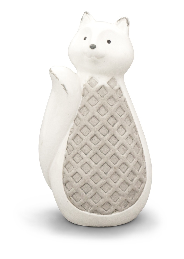 WEB-CERAMIC FOX WHITE ON GREY