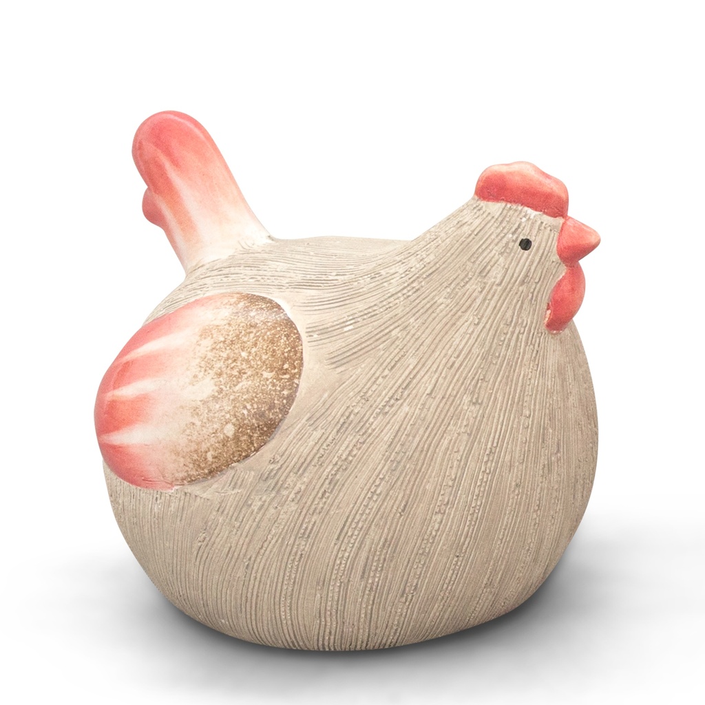 WEB-CERAMIC ROOSTER & HEN DECO