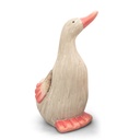 Trio de canards décoratifs en céramique – rose ou vert (12x10xH20cm)