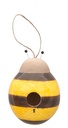 WEB-CERAMIC BIRD NEST BEE & LADYBUG