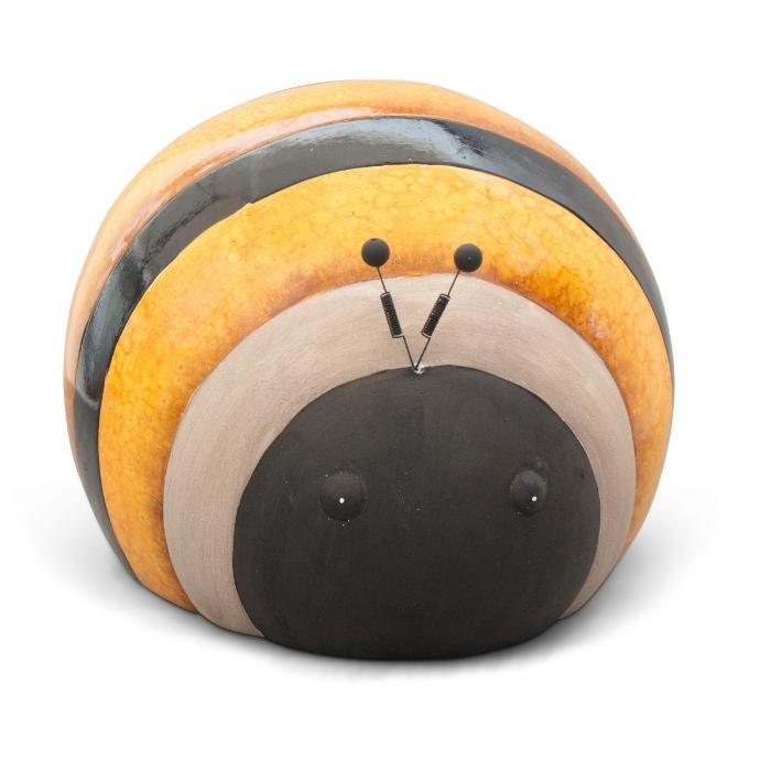 Abeilles déco en céramique – petit, moyen, grand (3 tailles: de 7x6xH5cm à 19x17xH13cm)