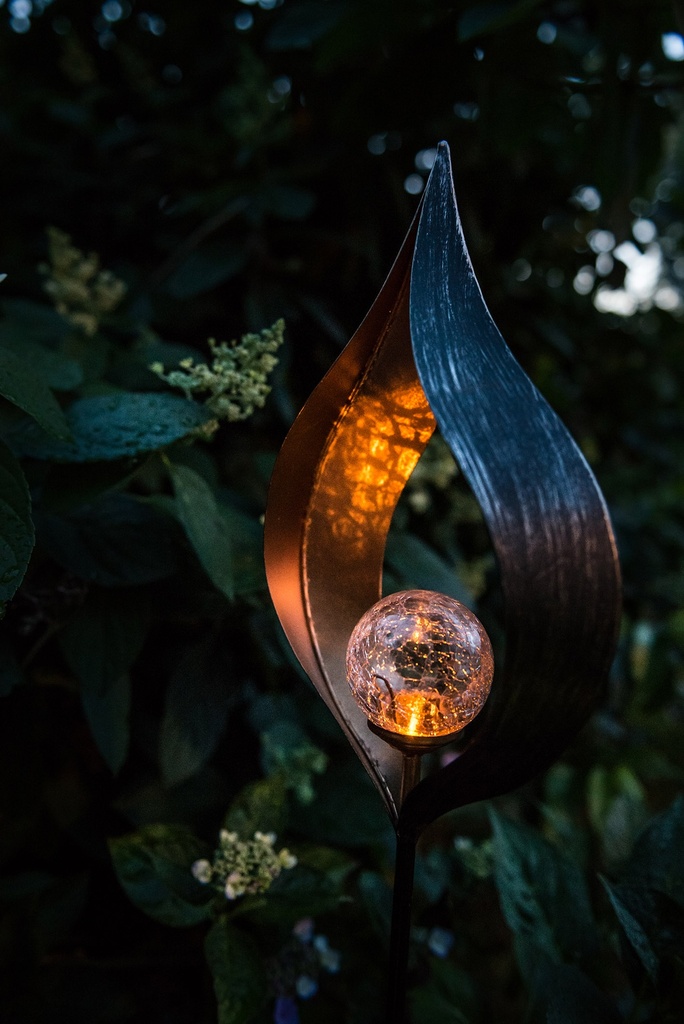 [70705473-A] WEB-SOLAR FLAME ON STAKE (Drop | 17x7h100cm)
