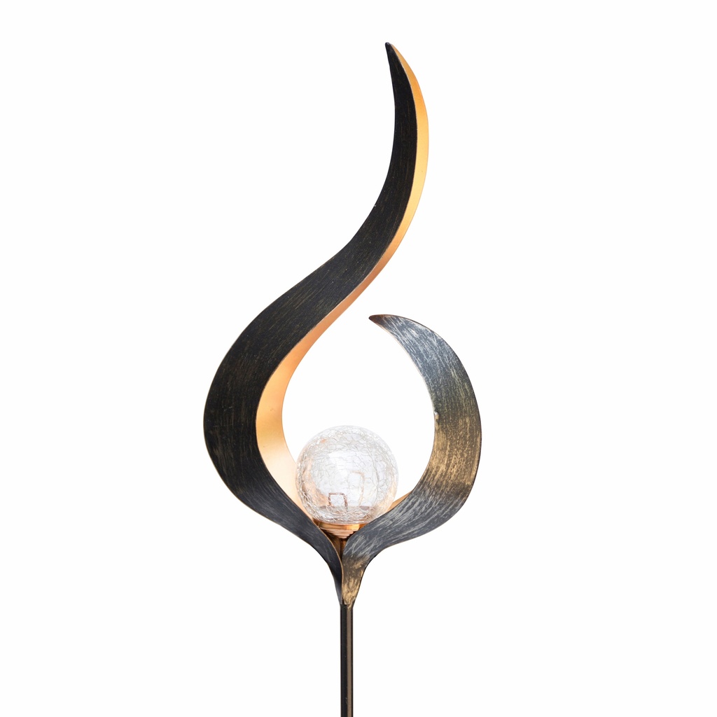 WEB-SOLAR FLAME ON STAKE