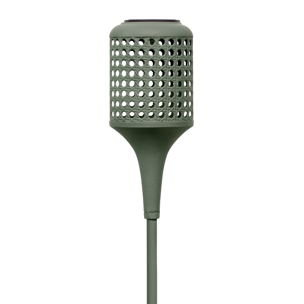 Tige solaire GROOVE – élégance texturée et teintes naturelles (Ø11xH80cm)