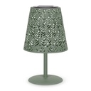 Lampe solaire de table LOW – format bas et style naturel (Ø12xH21cm)