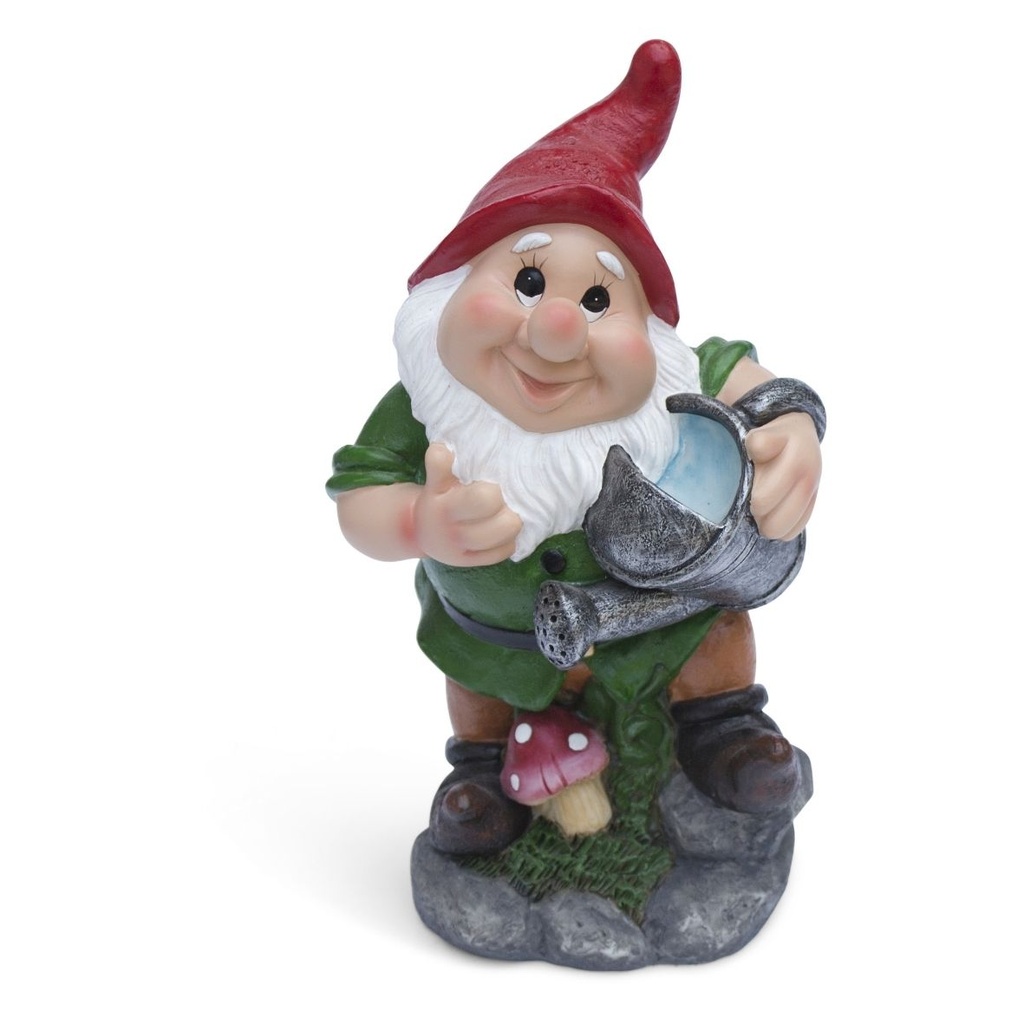 Nains de jardin « Gnomes au travail » – décorations artisanales (9 tailles: de 7x8xH15cm à 15x10xH25cm)