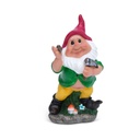 Tuin kabouters 'Boswichten' – mini collectie met de hand geschilderd (7x8xH17cm)
