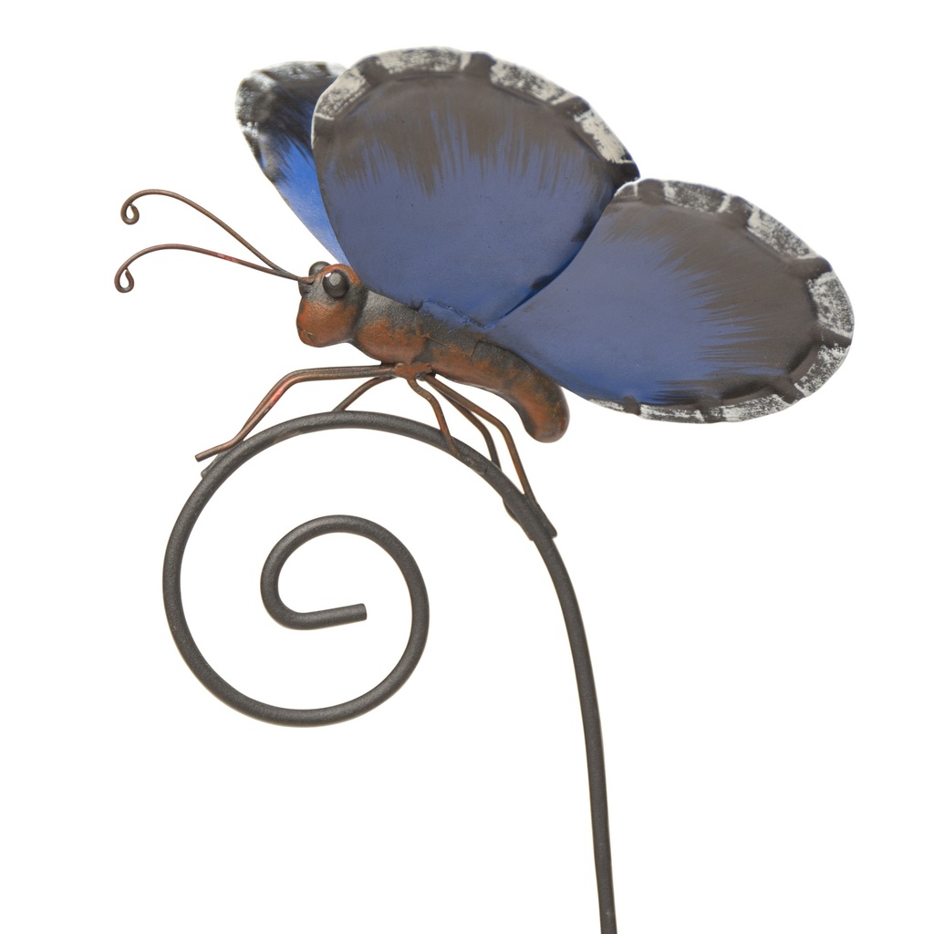 Metal butterfly stakes H98cm – elegant decoration (20x23xH98cm)