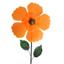 Metalen bloem molenwieltjes – gekleurde decoratie te planten (Ø30xH104cm)