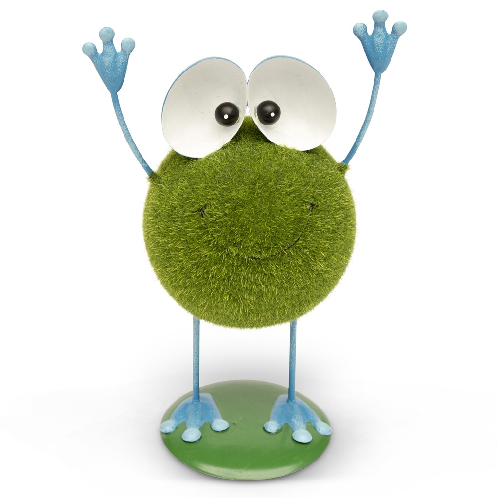 Figurines métal floqué – déco fun et tactile (12x12xH20cm)
