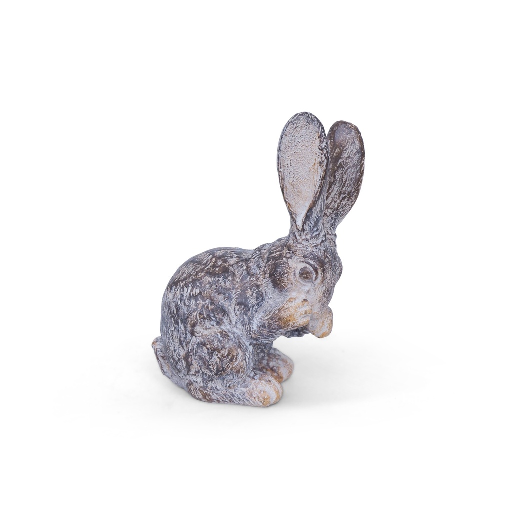 Royal decorative rabbits – mini stone-effect formats (9x7xH13cm)