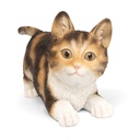 Kittens in polyresin – playful positions and various colours (20x8xH20cm)