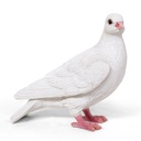 Pigeons décoratifs 20x11h20 cm – Blanc ou Rose (20x11xH20cm)