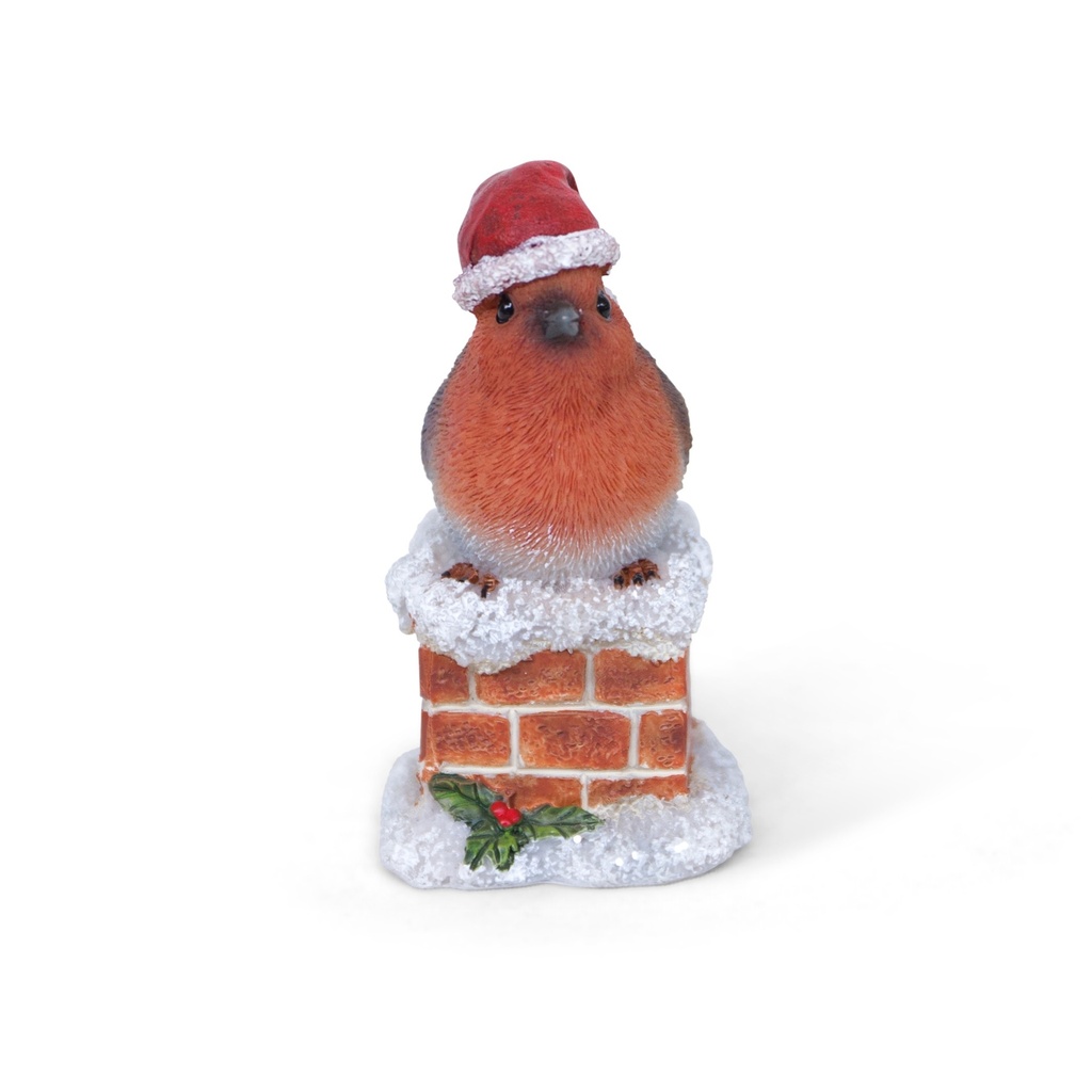 WEB-POLY ANIMAL CHRISTMAS CHIMNEY