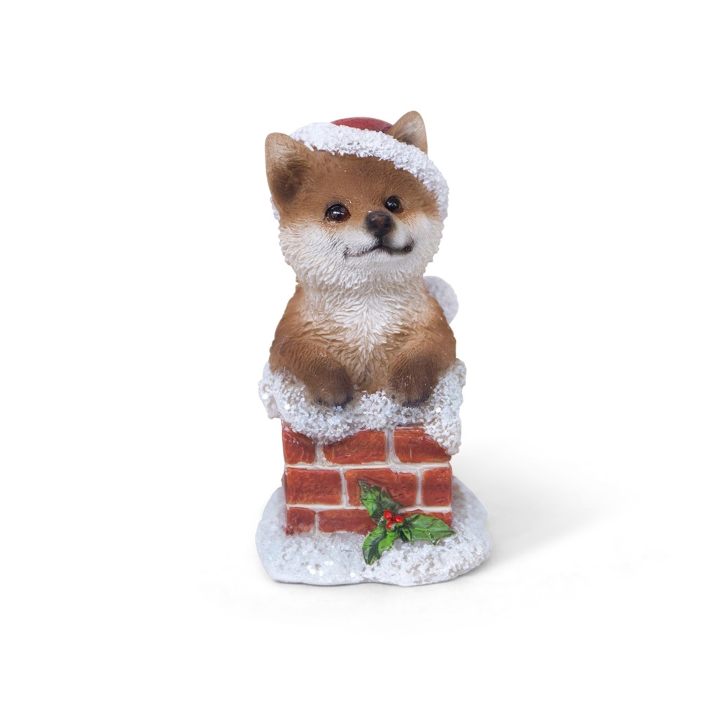 WEB-POLY ANIMAL CHRISTMAS CHIMNEY