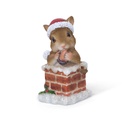 WEB-POLY ANIMAL CHRISTMAS CHIMNEY