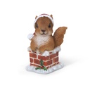 WEB-POLY ANIMAL CHRISTMAS CHIMNEY