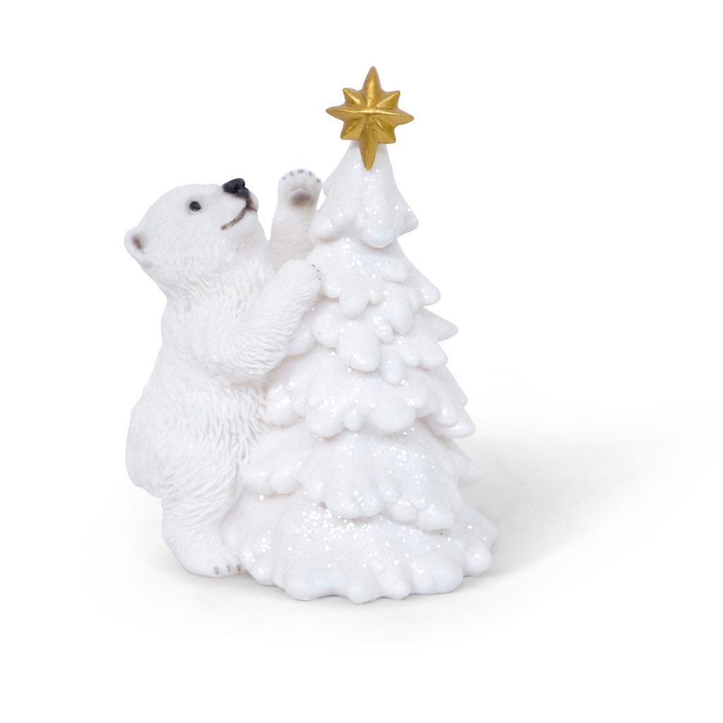 WEB-POLY ANIMAL WITH CHIRSTMAS TREE