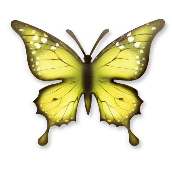 WEB-METAL BUTTERFLY (Vert, Table | 20x15h5cm)
