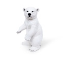 Ours polaire décoratif en résine (37x34h56cm)